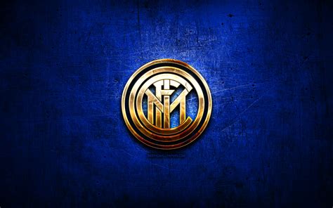 Football club internazionale milano, commonly referred to as internazionale (pronounced ˌinternattsjoˈnaːle) or simply inter, and known as inter milan outside italy. Download wallpapers Internazionale, golden logo, Serie A, blue abstract background, soccer ...