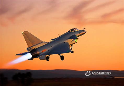 J 10 Fighter Jets Take Off For Night Training China Military