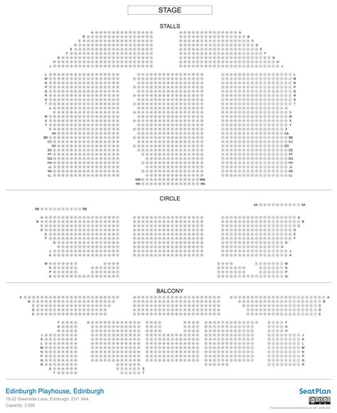 Edinburgh Playhouse Seating Plan And Seat View Photos Seatplan
