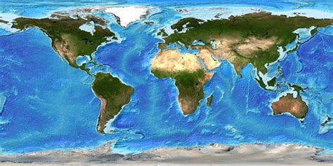 Global Bathymetry Dem With Satellite Landmass Version 2 Flickr
