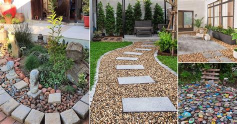 25 Cool Pebble Design Ideas For Your Courtyard Amazing Diy Interior