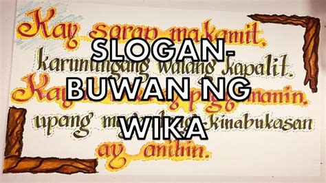 Slogan Tungkol Sa Pagpapahalaga Sa Wikang Filipino Mobile Legends
