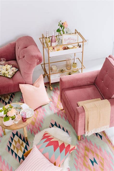 Add some glam style to your living room or bedroom with this gorgeous occasional chair. 15 Favorite Pink Accent Chairs for the Living Room