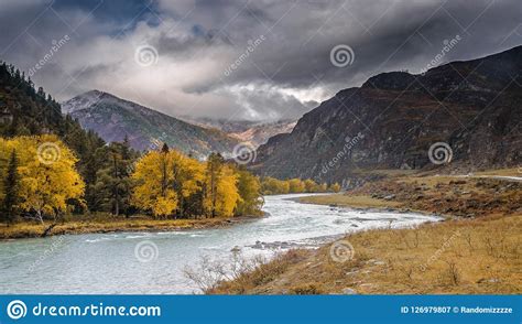 Autumn Altai Landscape Stock Image Image Of Beatiful 126979807