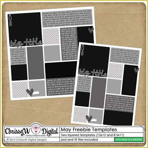 Free Digital Scrapbooking Templates Of 17 Best Images About Digital