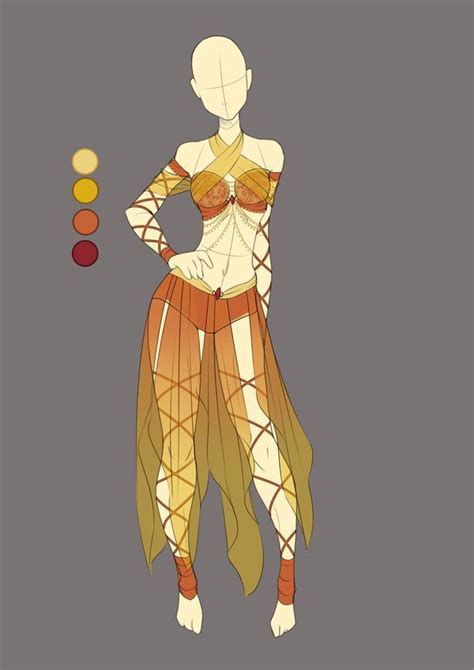 Earthy Tones Belly Dancer Inspired Outfit Art Outfits Anime Outfits