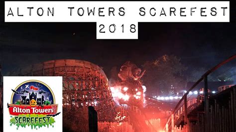 Alton Towers Scarefest 2018 Youtube