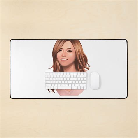 Pokimane Mouse Pad For Sale By Didimar Redbubble