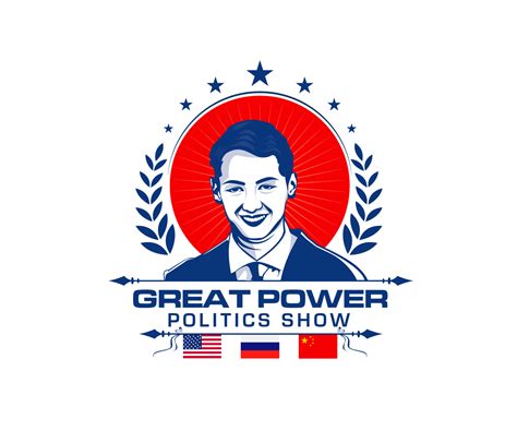 Bold Modern Political Logo Design For Great Power Politics Show With