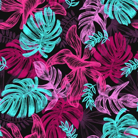 Teal And Pink Wallpaper K