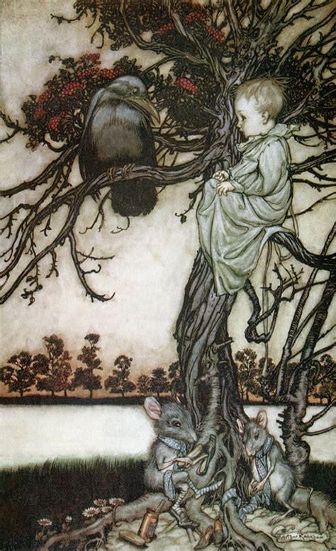 Arthur Rackham Arthur Rackham Rowan Tree Illustration Art