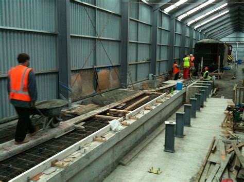 August Inspection Pit Concrete Work Rimutaka Incline Railway