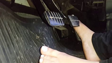 Dangling Pedal Pumping And Driving Barefoot Youtube