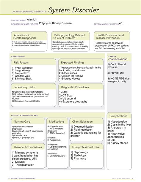 Ckd Ati Template Docx Active Learning Template System Disorder My Xxx