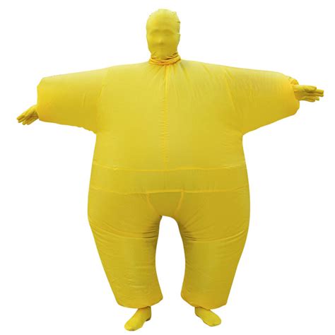 Inflatable Adult Chub Fat Masked Suit Fat Guy Costume Party Holiday