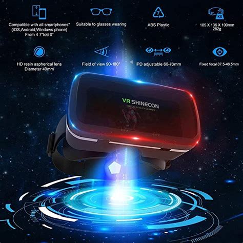 Vr Shinecon 3d Virtual Reality Headset