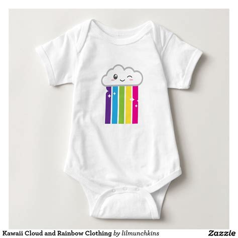 Kawaii Cloud And Rainbow Clothing Rainbow Outfit Clothes Kids Outfits