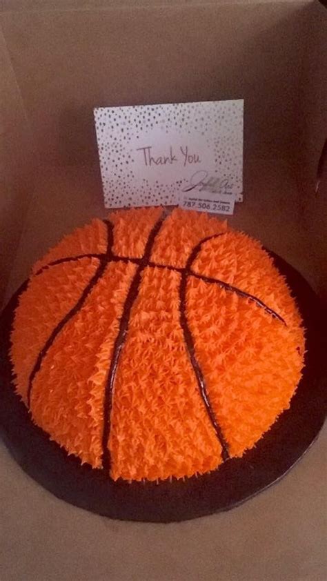 Basketball Cake 🏀 Basketball Cake Basketball Cupcakes Sports