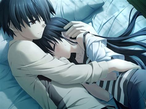 Pin By Ala Michelle On Yes Im An Anime Nerd Anime Couples Cuddling