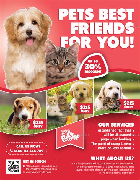 Pet Shop Flyer By Creativesells Graphicriver