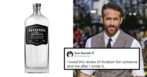 ryan reynolds ryan reynolds writes fake review of his own gin brand and it sounds like a fun