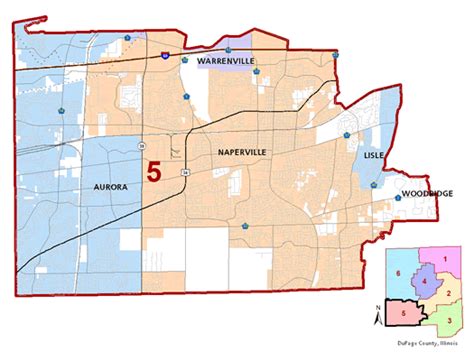 Naperville County Map