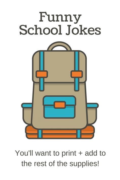 30 Funny School Appropriate Jokes With Printable