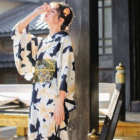 Kimono Femme Japonais Traditionnel Pas Cher Dailyjapon