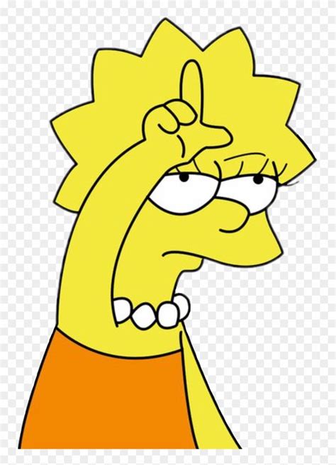 Report Abuse Lisa Simpson Loser Free Transparent Png Clipart Images