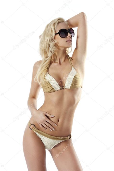 Sexy Blond With Sunglasses Stock Photo Carlodapino