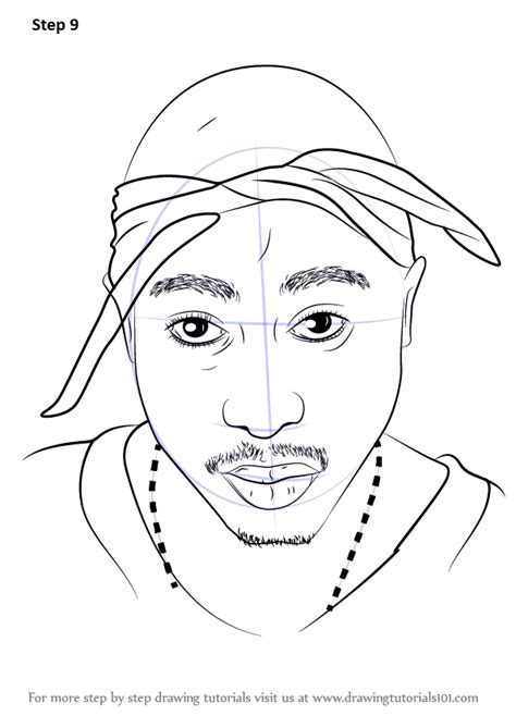 How To Draw 2pac Rappers Step By Step