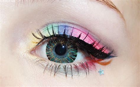 Keikeikirsten ´∀ ~ Dramatic Rainbow Eye Makeup Tutorial~