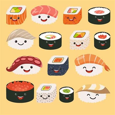 This Item Is Unavailable Etsy Sushi Drawing Sushi Cartoon Cute