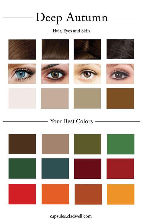 Pin By Vdrt On Style Skin Color Palette Deep Autumn Colors For Skin