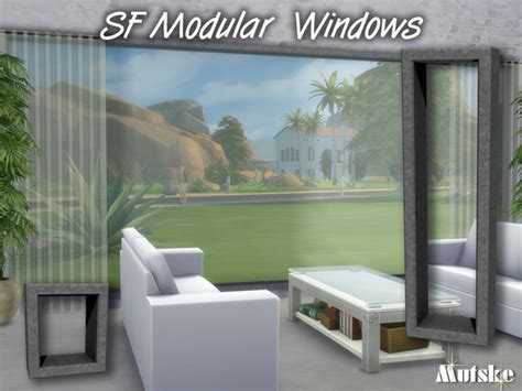 Sf Modular Window Set By Mutske At Tsr Sims 4 Updates