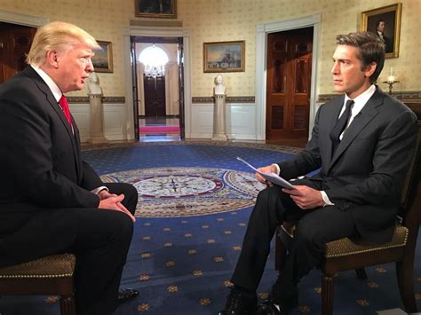 Interview meaning, definition, what is interview: David Muir's Interview with Pres. Trump is TV's Most ...