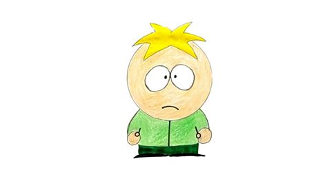 How To Draw Butters From South Park Youtube