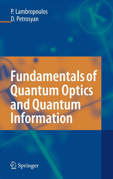 Pdf Fundamentals Of Quantum Optics And Quantum Information