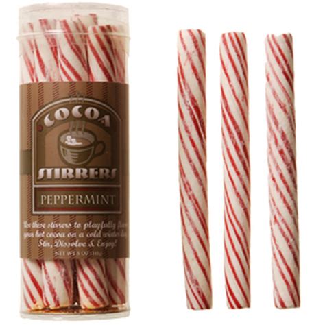 Handmade Peppermint Hot Cocoa Stirrer Candy • Old Fashioned Candy