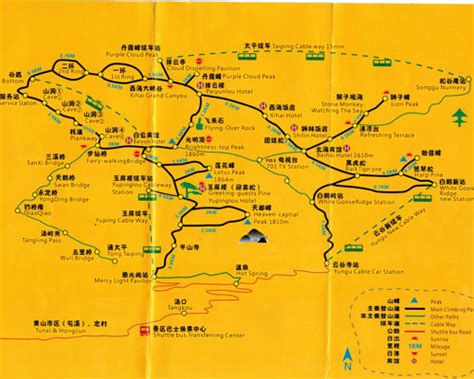 Huangshan Mountain Maps 2024 Updated And Downloadable
