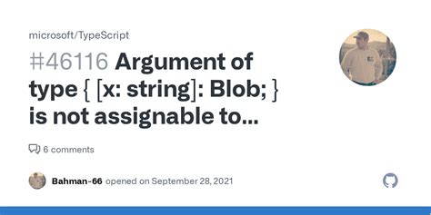 Argument Of Type X String Blob Is Not Assignable To Parameter