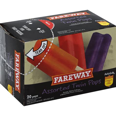 Fareway Assorted Twin Pops Ice Cream Treats And Toppings Priceless Foods