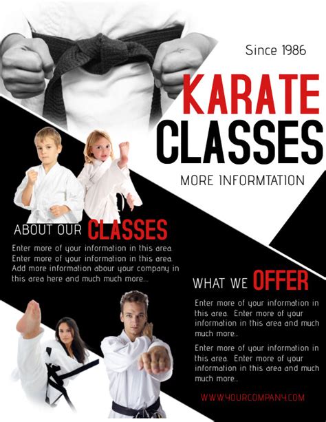 Best Of Martial Arts Brochure Templates Martial Arts Brochure Trifold Thehungryjpeg Cart