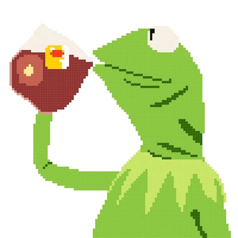 Pixel Art Grid Kermit Pixel Art Grid Gallery Vrogue Co