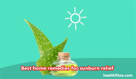 Best Home Remedies For Sunburn Relief