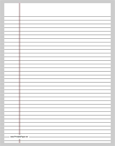 Lined Paper Template Free And Premium Templates