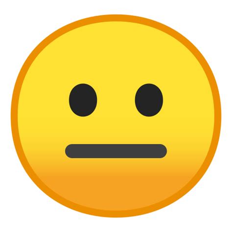 Straight Face Emoji Png Dhruv Good