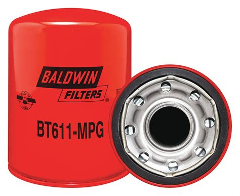 Baldwin Filters Spin On Oil Filter Length 6 932 In Outside Dia 4