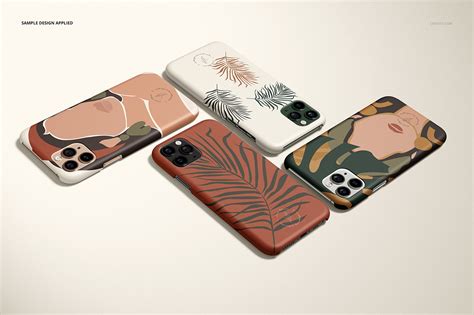 Iphone 11 Pro Matte Snap Case Mockup On Behance