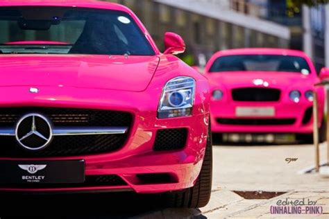 Mercedes Benz Bentley Pink Girly Cars For Female Drivers Love Pink
